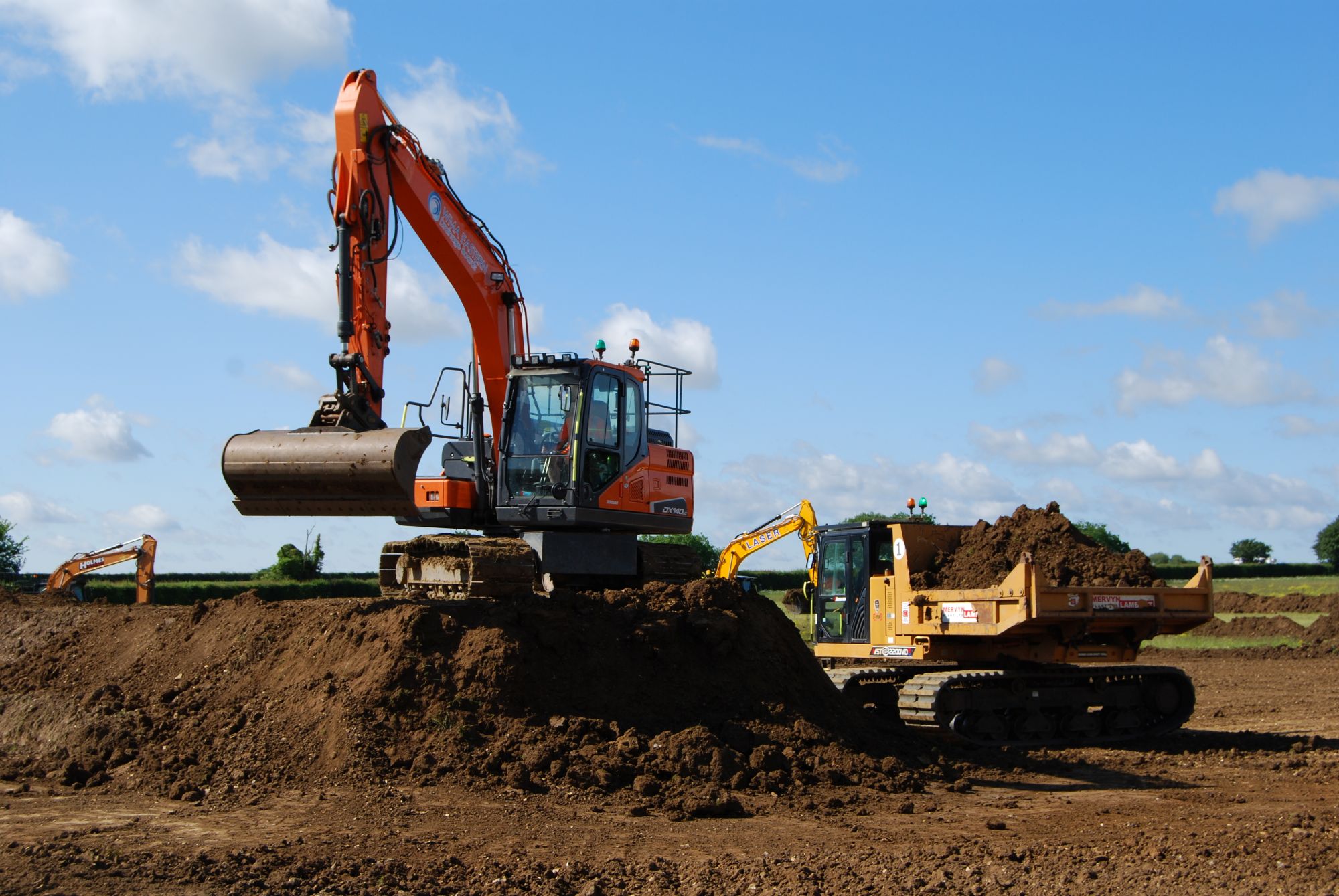 Saham Toney Flood Alleviation Scheme under Construction
