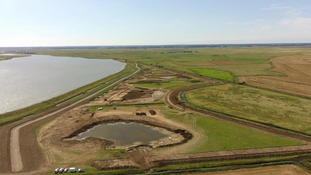Loughlins Marsh Aerial Works in Aug 2023