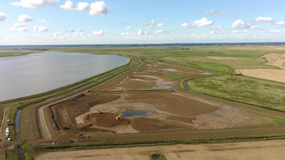 Loughlins Marsh Aerial Works in Sep 2023