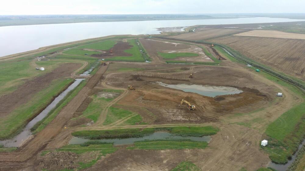 Loughlins Marsh Aerial Works in Oct 2023
