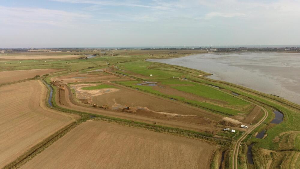 Loughlins Marsh Aerial Works in Oct 2023