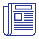 Newsletter Icon Blue