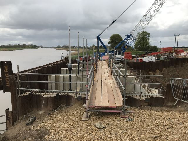 Construction of Islington Pumping Station Outfall May 2021