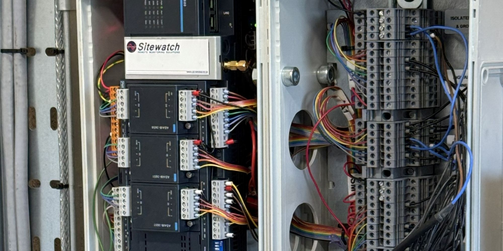 Panoramic Telemetry wiring installation at Dilham Pumping Station