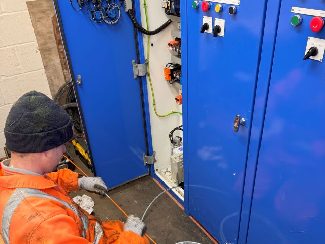 Telemetry installation at Dole Pumping Station