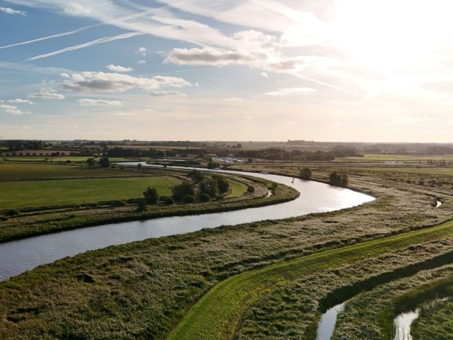 Sunrise over Upton Marsh and the River Bure October 2025
