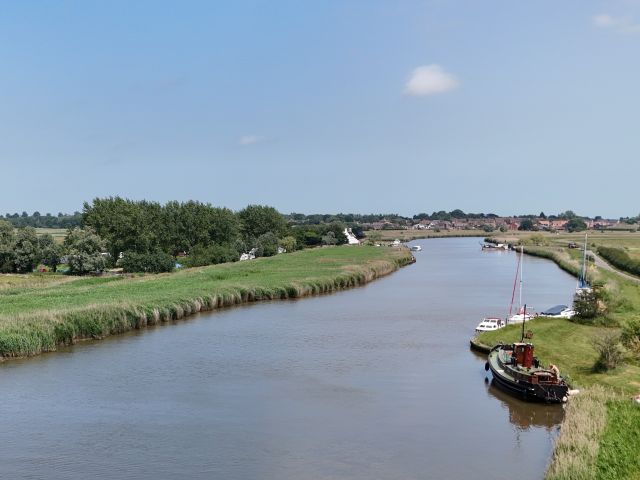 River Yare at Reedham Ferry July 2025