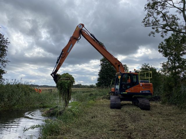 Removing Floating Pennyworton the Hundred River in October 2024
