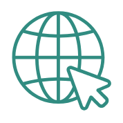 World Wide Web Icon Green