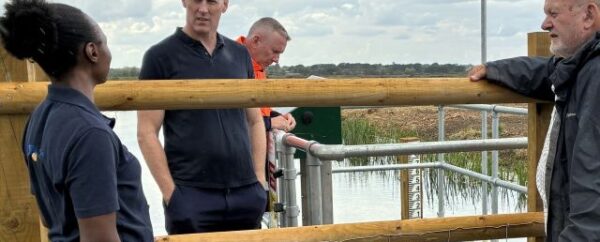 Kieran Mullan MP visits Pevensey Levels to see flood resilience improvements